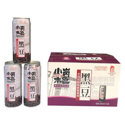 小崗本色黑豆谷物飲品500mlx12罐 健康飲品新選擇，與化肥銷售無關